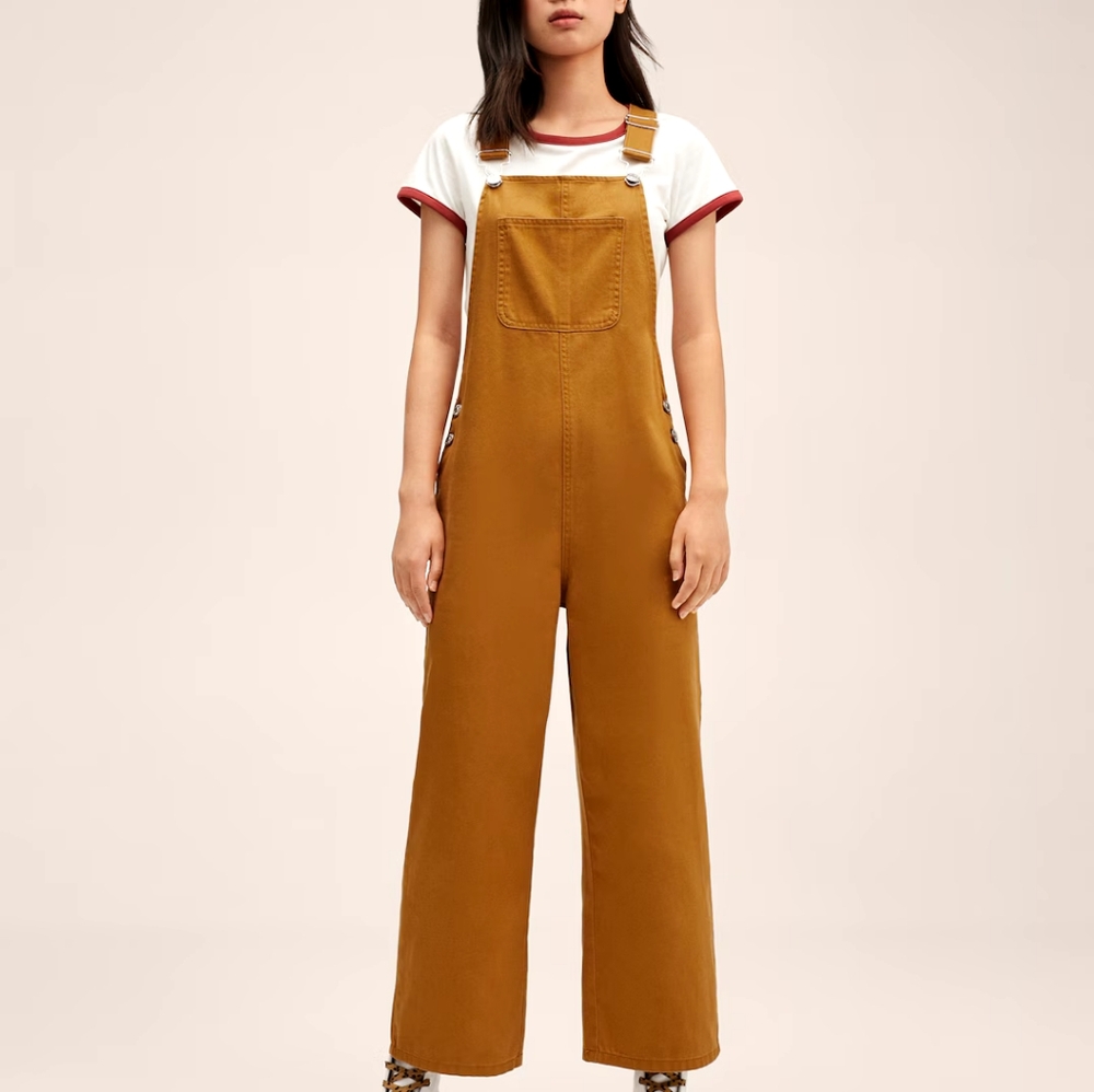 NWT Mango Teen Denim Dungarees